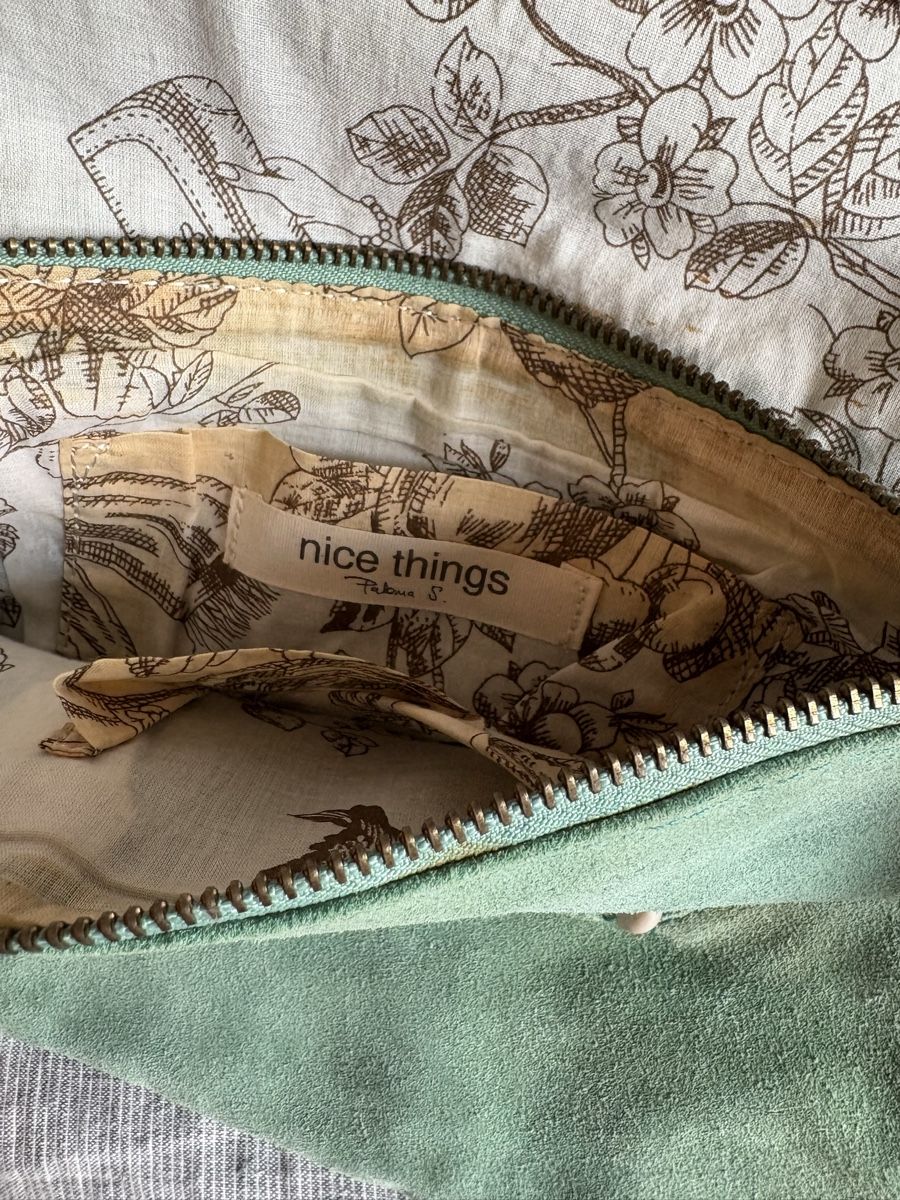 Taschen für Damen: Sac vert daim Nice things – Gebraucht aus Genève von Bouux 2