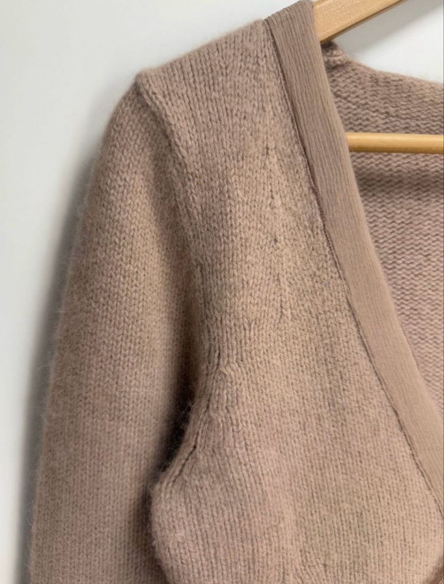 Giacche: Nougat Strickjacke Gr 36 mit Angora & Seide – Usato da jona venduto da paulan94 4