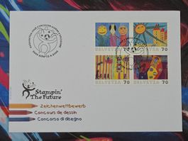 CL28 Enveloppe + Timbre Suisse 2000