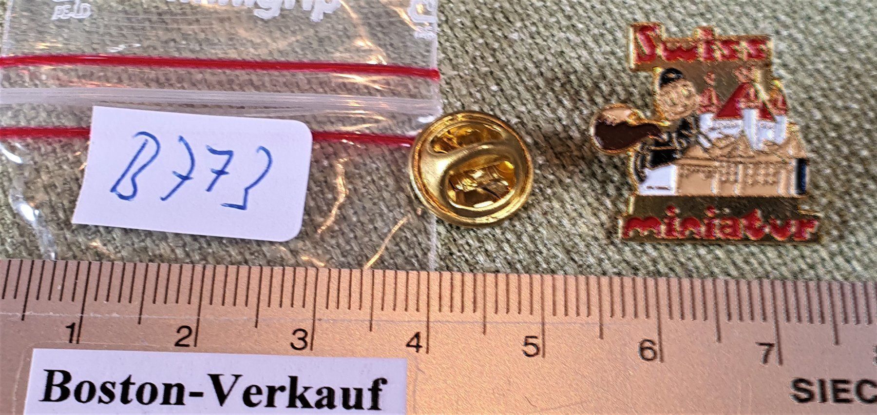 Kit di modellismo & Modellini statici: B773 - Pin Swiss miniatur Melide Lugano – Usato da Reinach BL venduto da Boston-Verkauf 2