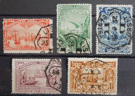 Portugal Kat. 138-144 gest. 1898 Kat. 22 Euro