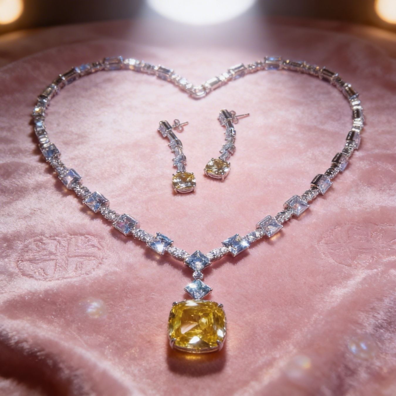 Altri gioielli: Parure Diamants Jaunes – Nuovo e nell'imballaggio originale da St-Maurice venduto da Sandrinette123