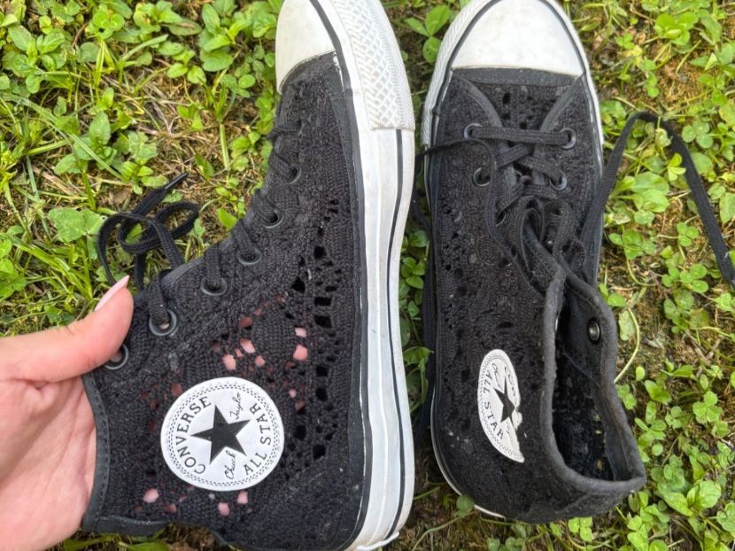 Converse Chaussures femmes: Converse All Star Schwarz Spitze – D'occasion à Minusio par giiaadaaa