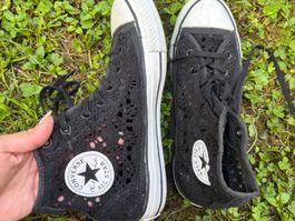 Converse All Star Schwarz Spitze