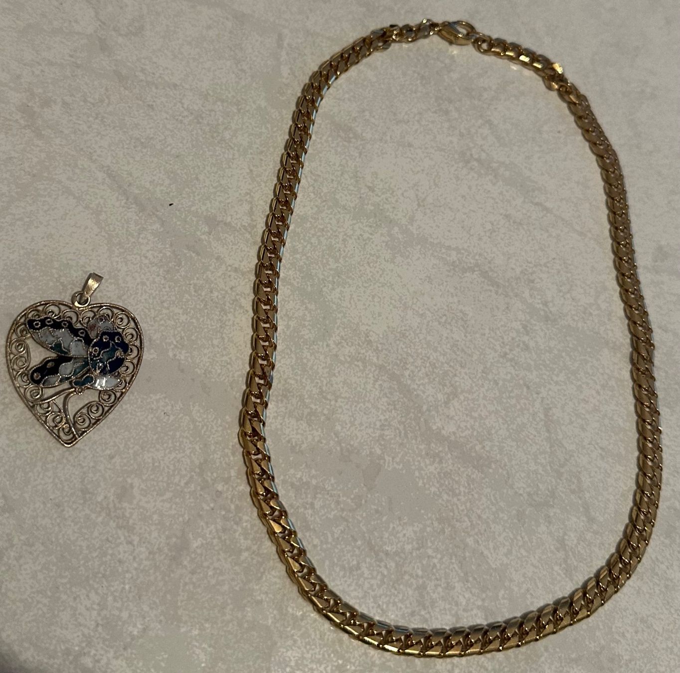 Ketten: Modeschmuck Kette und Anhänger – Gebraucht aus Luzern von Topseller1000