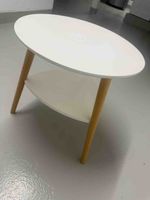 Beistelltisch weiss mit Ablage