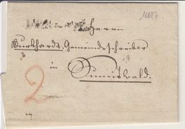 Brief von Walterswyl nach Sumiswald 1857