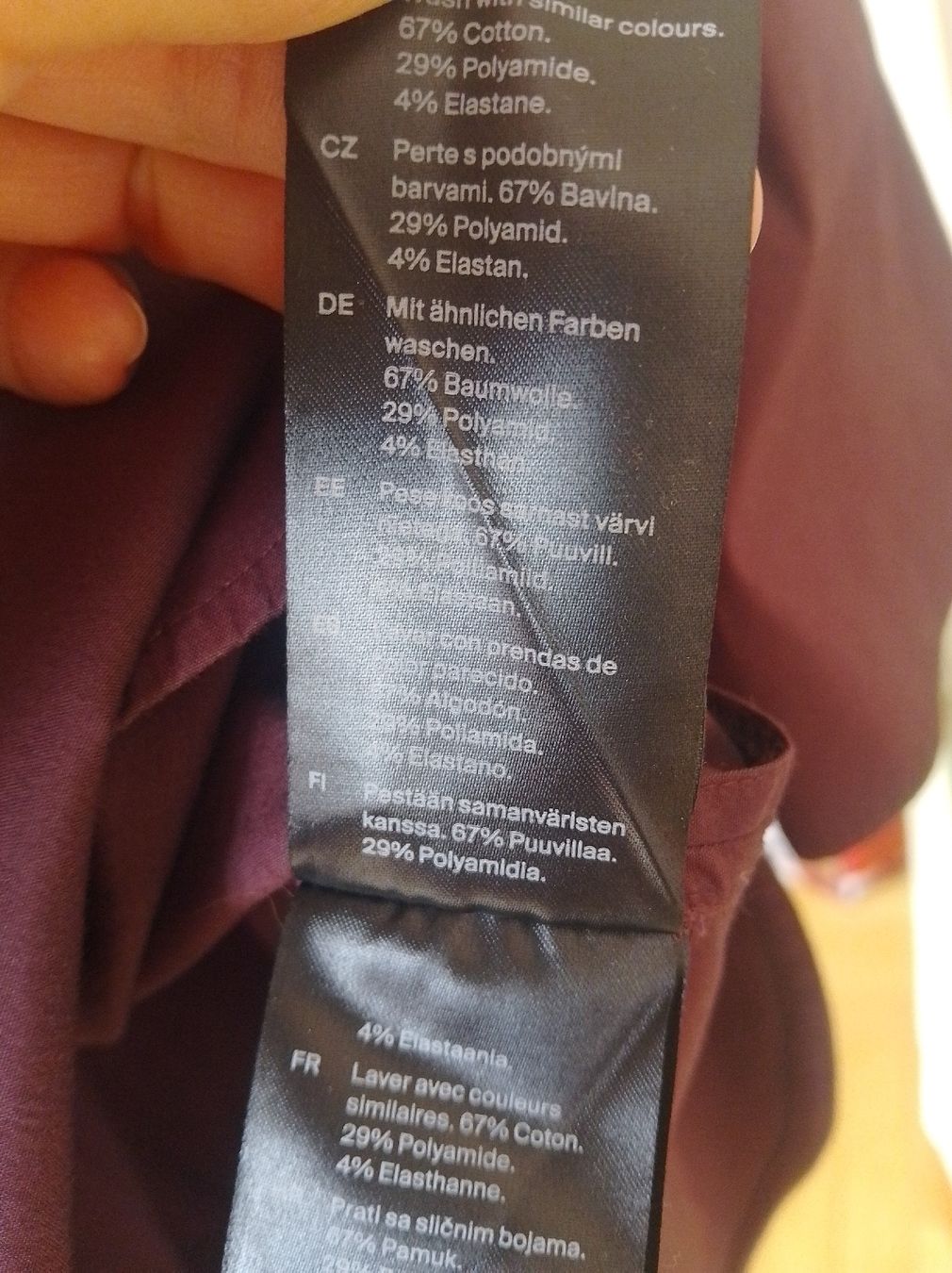 Cos Tuniche: blouse aubergine oversize COS – Nuovo (secondo la descrizione) da La Chaux-de-Fonds venduto da youplavie 2