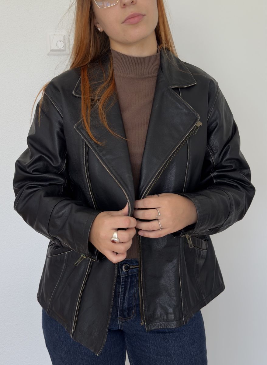 Giacche: Vintage leather jacket  – Usato da Lengnau AG venduto da UgneWardrobe