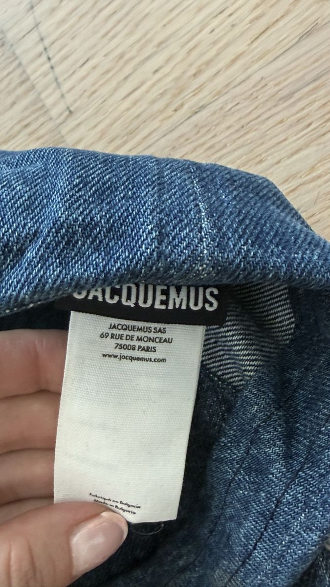 Jacquemus Copricapi, berretti & cappellini: Casquette Jacquemus denim franges taille unique neuf – Usato da Cham venduto da Ezhdoll 3