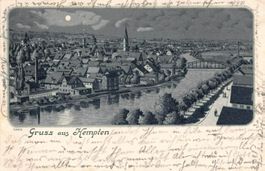 Gruss aus KEMPTEN - uralte Postkarte 1900