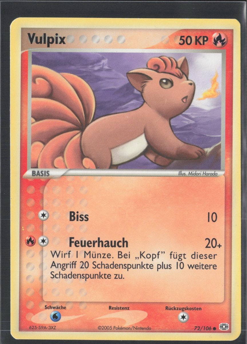 Pokémon Carte collezionabili: POKÉMON / Vulpix / EX Emerald 🇩🇪 – Usato da Herzogenbuchsee venduto da TCG-High-Quality