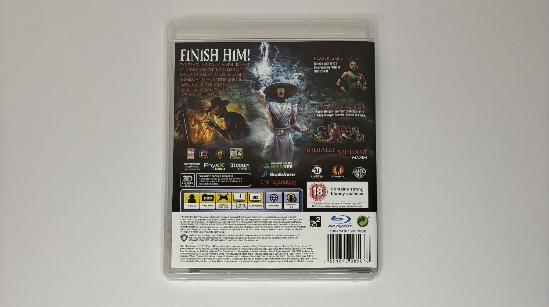 Giochi: PS3 - Mortal Kombat - Komplete Edition – Usato da Allschwil venduto da Bullach 2