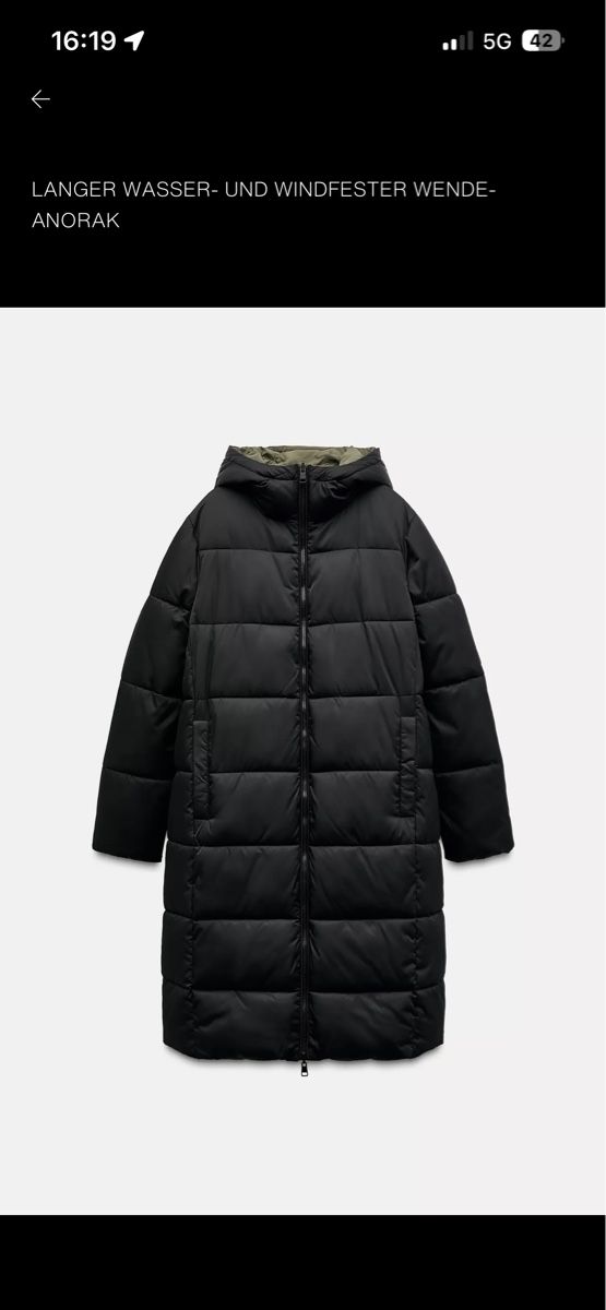 Zara Cappotti: Zara Wintermantel Damen gr.XS – Usato da Reinach BL venduto da Wasser20052011