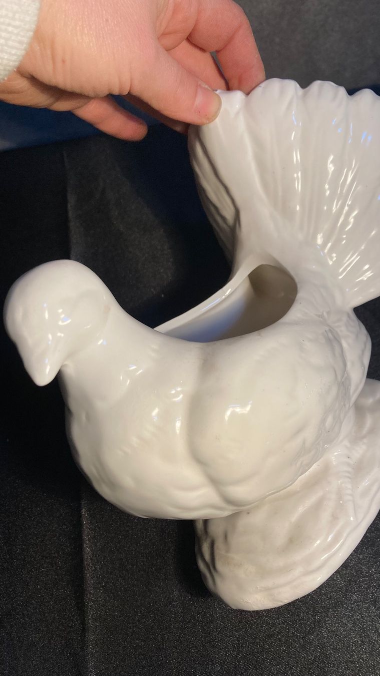Toutes les décorations: Colombe cache pot Tauben Oiseau déco – D'occasion à St-Cierges par LeRegain 2