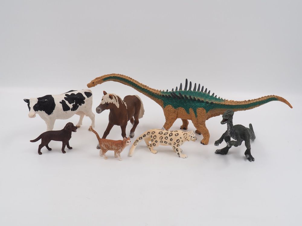 Simba Funny Animals Farm-Figuren | 6 Lustige Tiere (7-10 Cm) Aus Kunststoff | Für Kinder Ab 3 Jahre