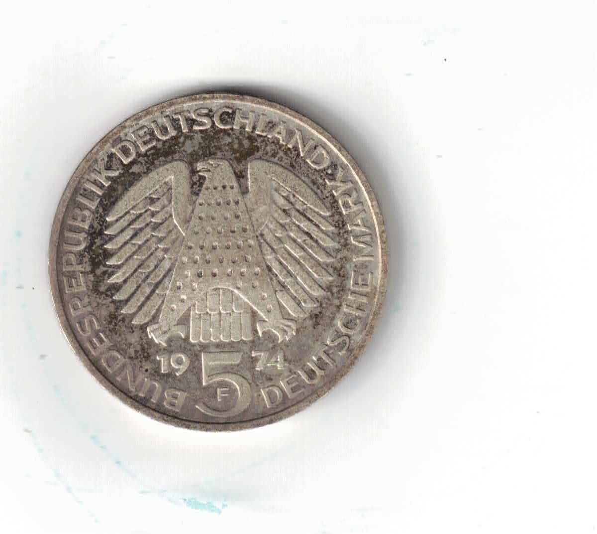 Toutes les monnaies: 5 DM 1974 Silber – D'occasion à Bottmingen par Golferin 1