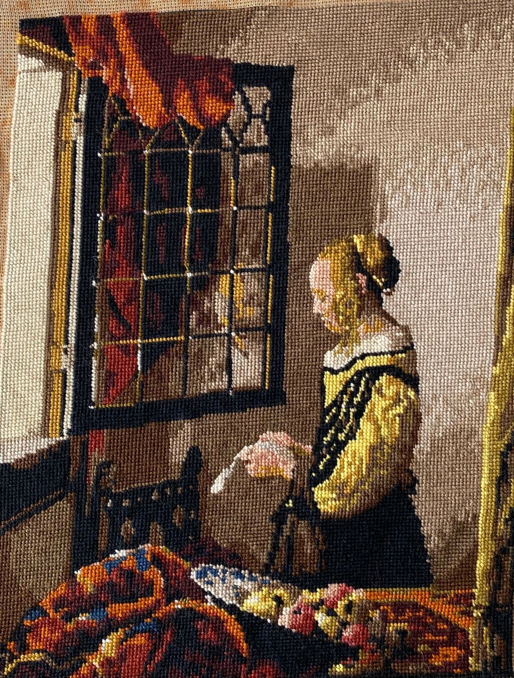 Foto & Immagini: 2 Bilder Petit Point Vintage Vermeer – Nuovo (secondo la descrizione) da niederbipp venduto da Esbenz 2