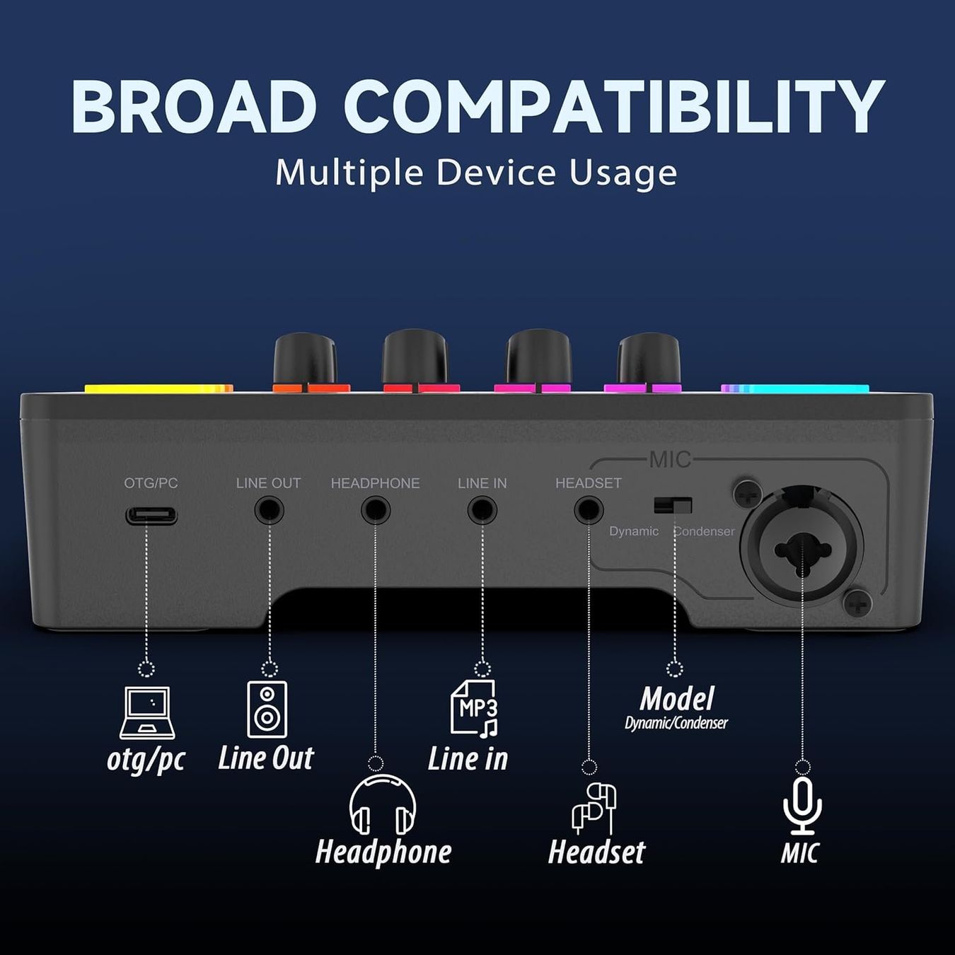 Console di mixaggio: Gaming Audio Mixer für PC – Nuovo e nell'imballaggio originale da Geneve venduto da Titi2008 4