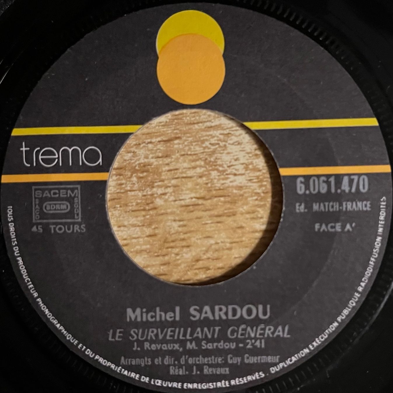 Schallplatten: MICHEL SARDOU - LA CHANSON D'ADIEU – Gebraucht aus Bussigny von vinyl-pas-cher 3
