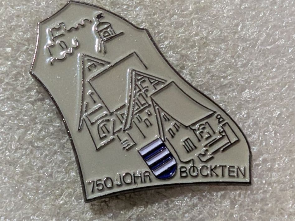 Placchette & Badge: Ansteckpin 199: 750 Johr Bockten – Usato da Oppligen venduto da Pin-Fall-Shop