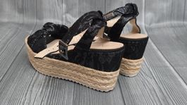 Alesya Espadrilles Wedges - 36 - mit Glitzer ✨