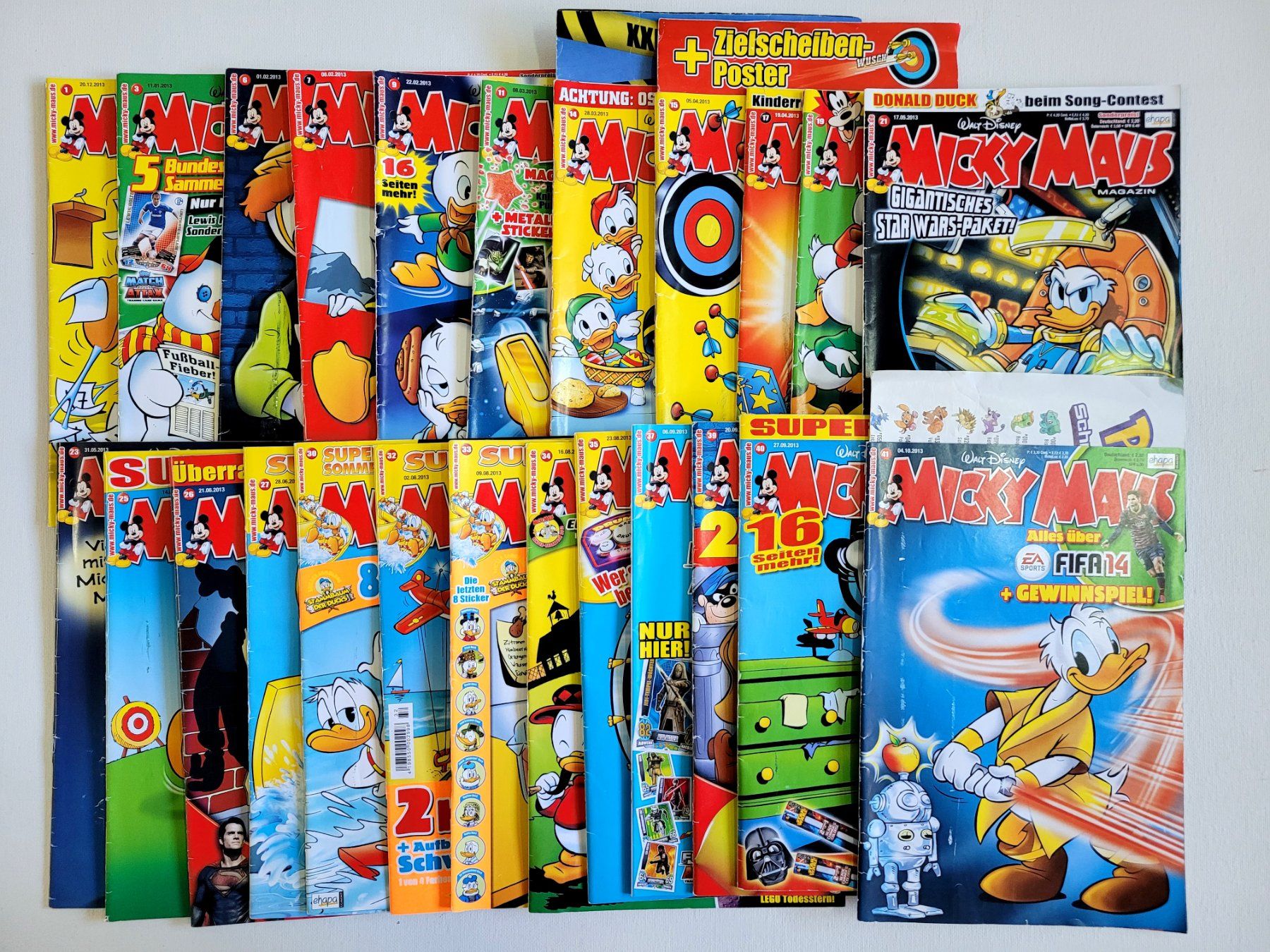 Comics: 24 Micky Maus von 2013 – Gebraucht aus Schöftland von huair