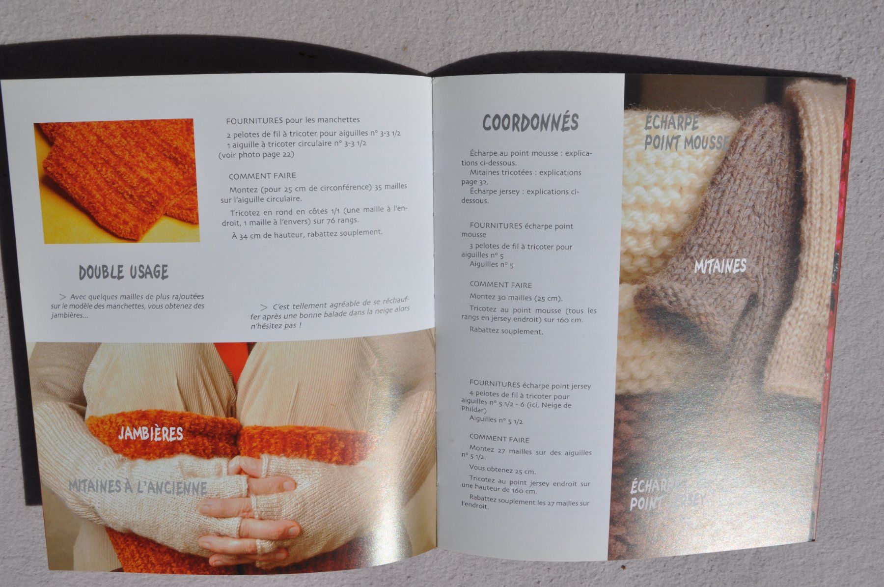 Bücher: écharpes, mitaines & bonnets modèles à réaliser en 5 minutes – Gebraucht aus Fully von Minouchka 5