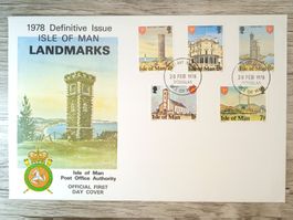 TR65 Enveloppe + Timbre Isle of Man 1978
