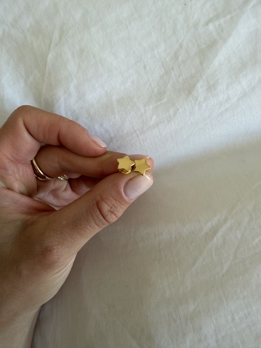 Orecchini pendenti & Orecchini a lobo: Gold Star Stud Earrings – Usato da Uster venduto da Monika_OB 9