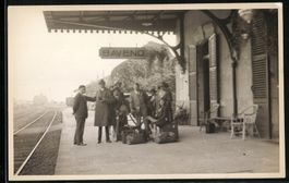 Fotografie Ansicht Baveno, Reisende wart