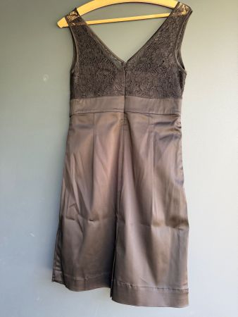 Elegantes schwarzes Spitzenkleid Esprit, Grösse 38