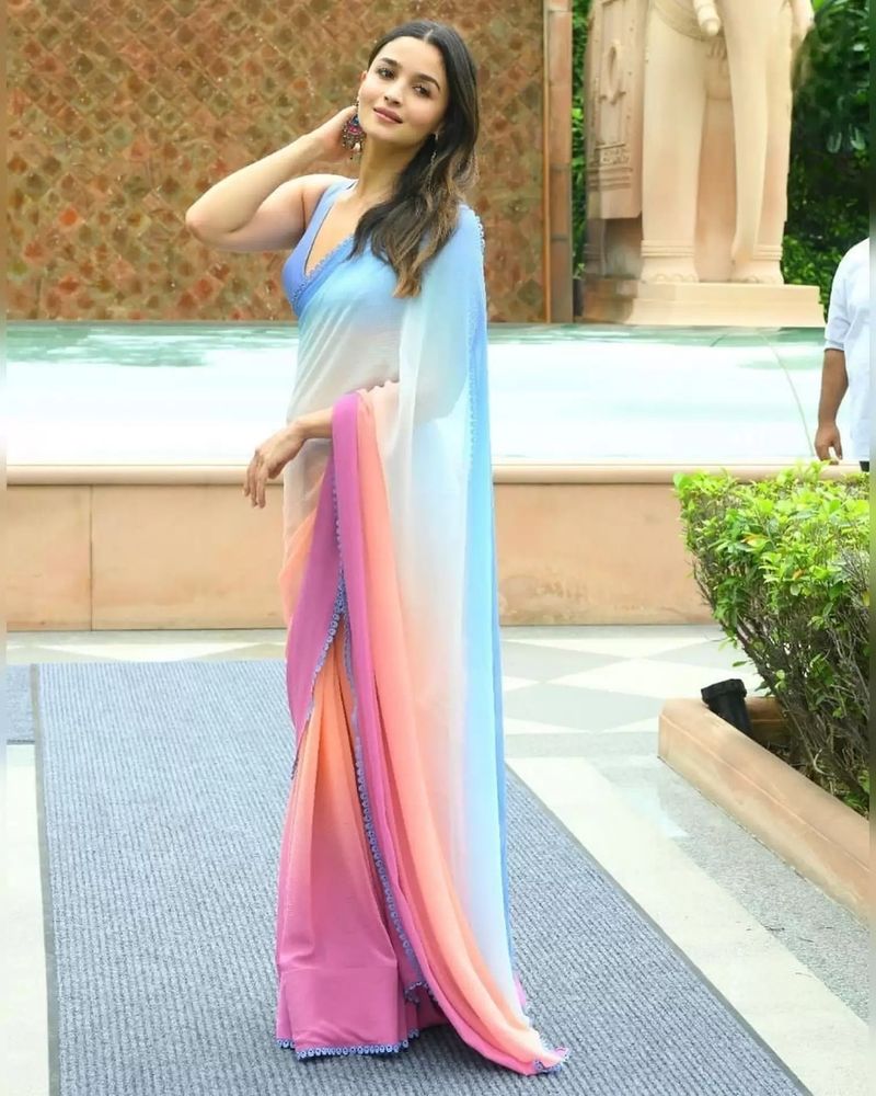 Vestiti: Rainbow saree – Nuovo e nell'imballaggio originale da Les Acacias venduto da minnie6