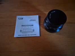 7Artisan MF 35mm f/1.2 Mark II APS-C lens for E/FX/M43/Z