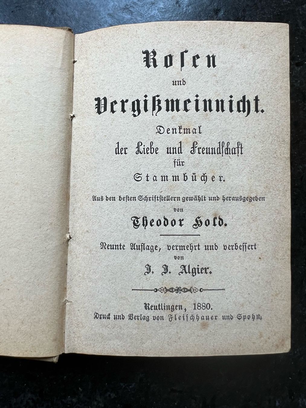 Bücher: Rosen Vergissmeinnicht – Gebraucht aus Degersheim von Rrimi
