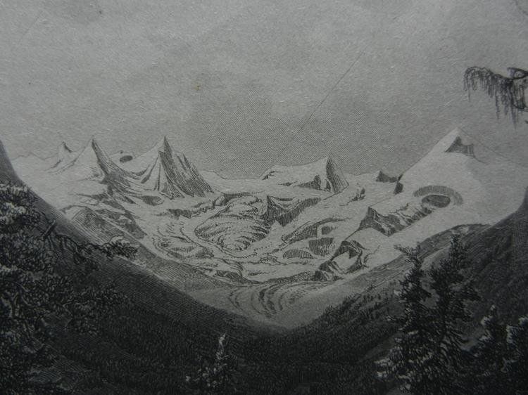 Incisioni: Roseg Gletscher von Huber – Usato da Risch venduto da Rischli15 8