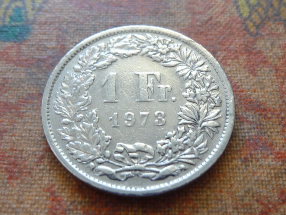 Tutti le monete: 1 Fr. 1973 – Usato da Romanel-sur-Lausanne venduto da Swift13