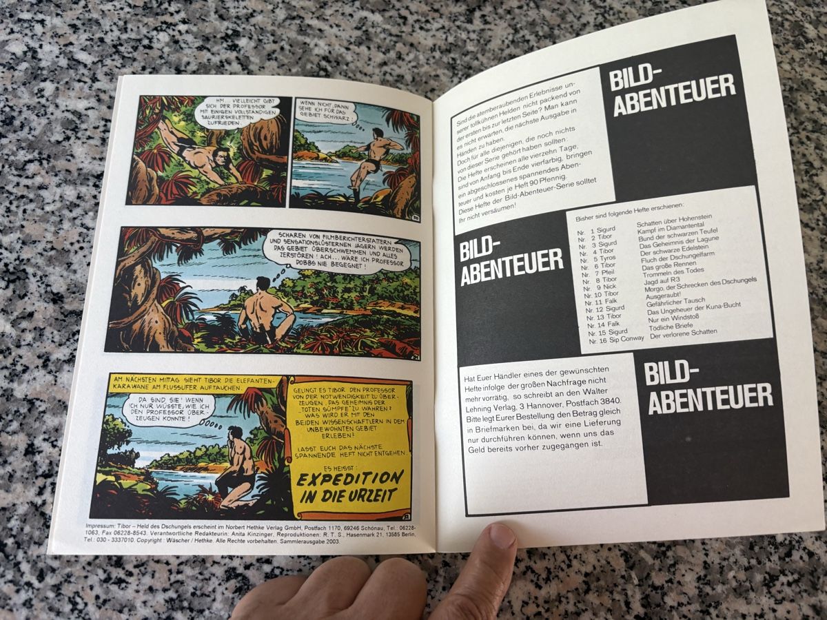 Fumetti: Tibor – Nuovo (secondo la descrizione) da Wangen b. Dübendorf venduto da Antiz1210 8