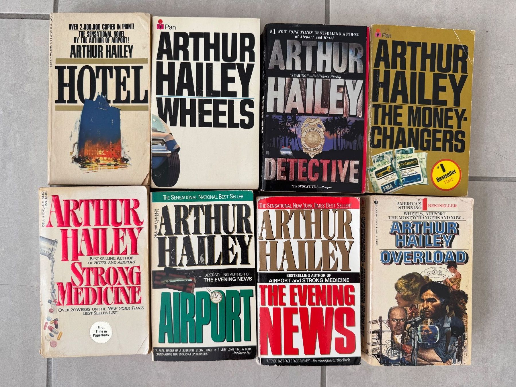 Libri: 8 englische Romane von Arthur Hailey – Usato da Gockhausen venduto da Porcini56