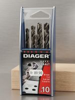 Cobalt Metallbohrer Set 1-10 mm von Diager NEU & OVP