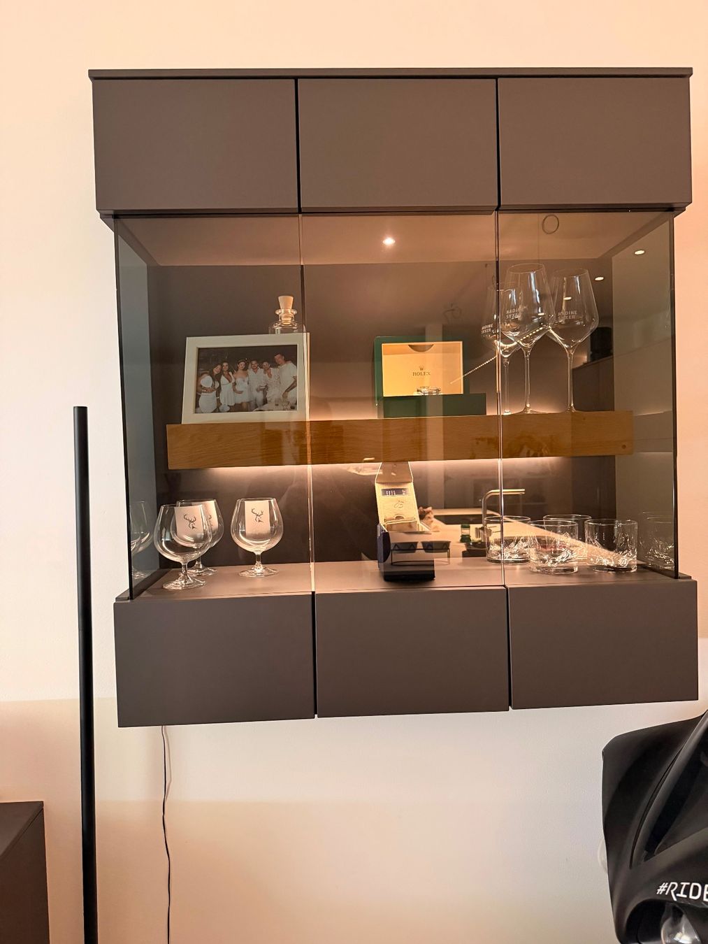Mobili TV: Design Wohnwand - Schiefergrau 2 teilig – Usato da Zürich venduto da rotweristes 4