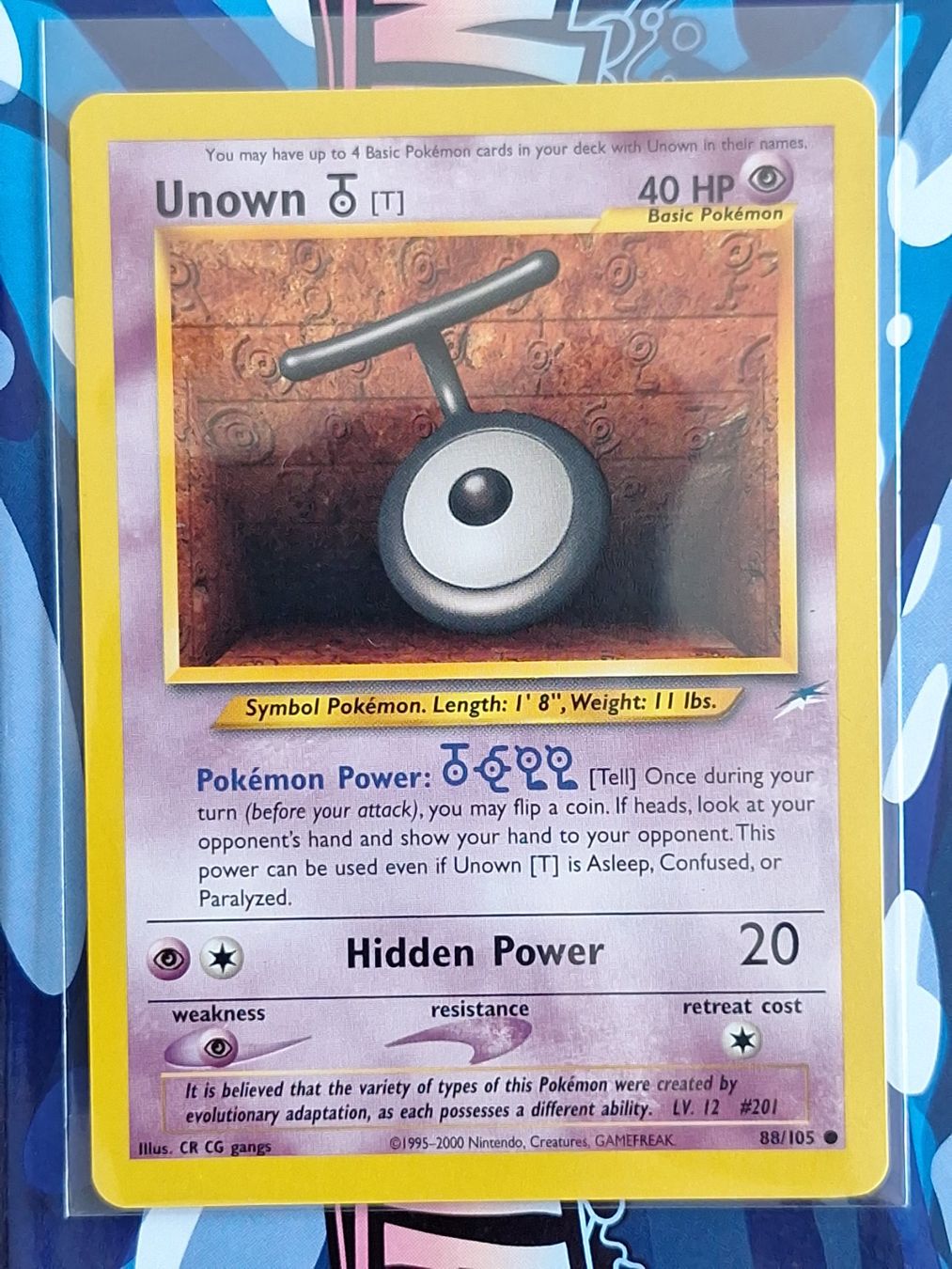 Pokémon Carte collezionabili: Unown Icognito - Neo Destiny – Usato da Altstätten SG venduto da GGsGameshop