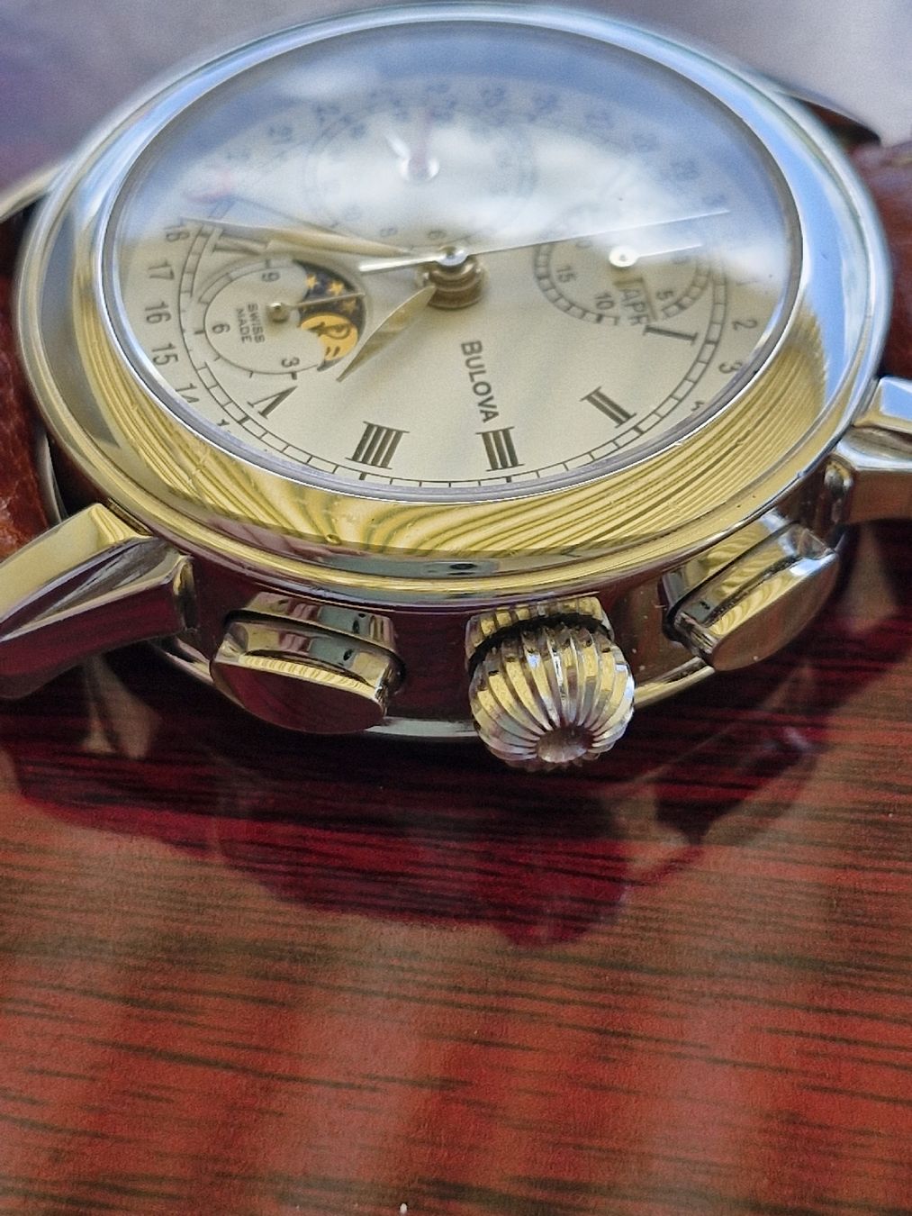 Bulova Orologi: Bulova Chrono mit Valjoux 7751 – Usato da Birrhard venduto da Marki-Mark 3
