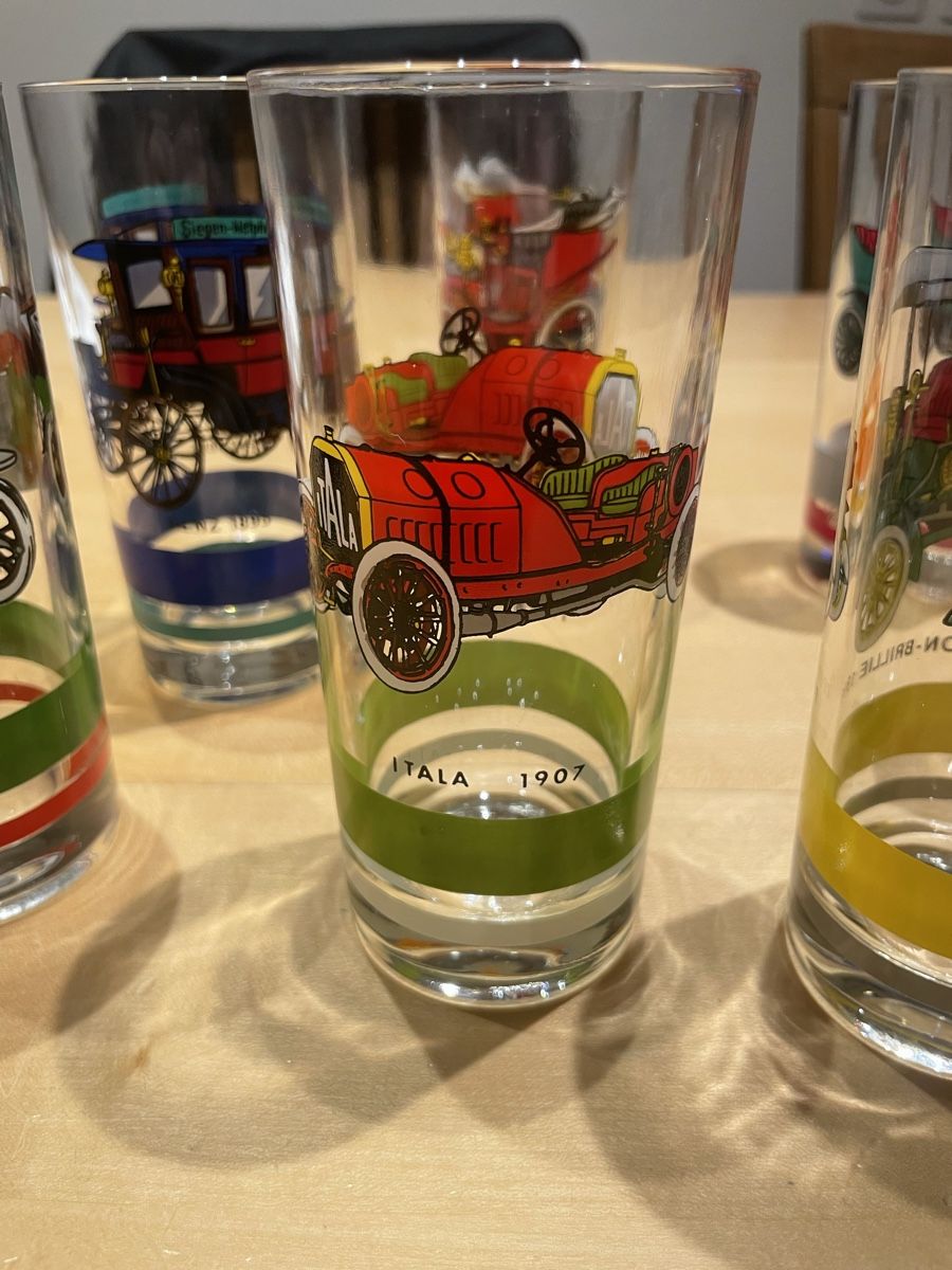 Bicchieri: 7x Vintage Gläser Oldtimer – Usato da Niederwangen BE venduto da m_s13 1