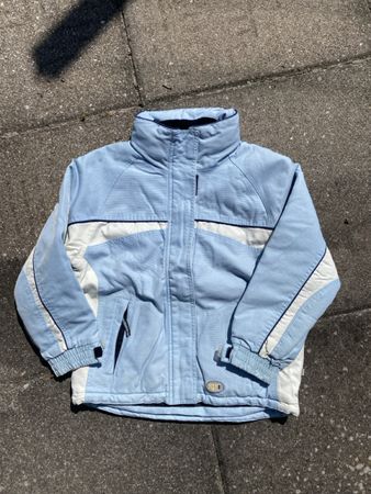 hellblaue Winterjacke, Grösse 128