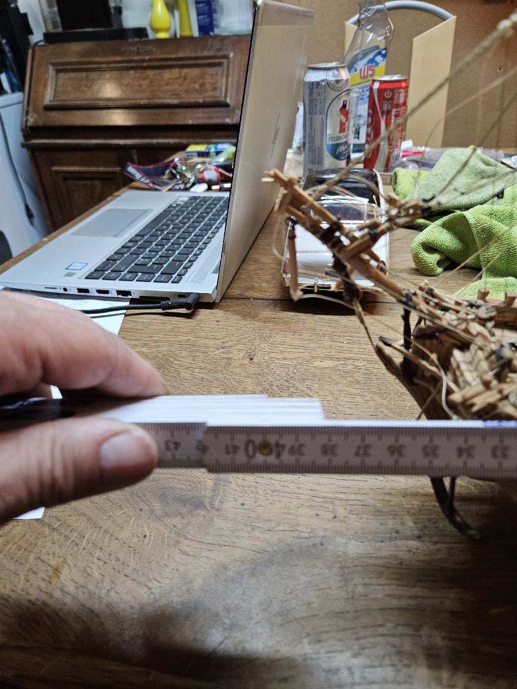 Modellbausätze & Standmodelle: Grosssegler Schiffsmodell Holz Handarbeit (S) – Gebraucht aus Rorschach von TimelessTrading 1