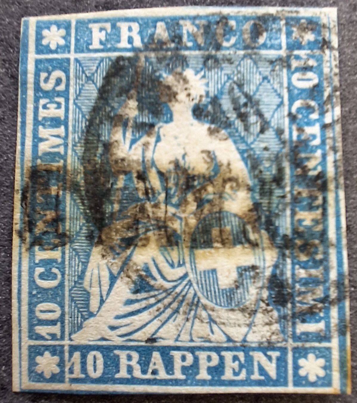 Tutti i francobolli: Strubel 23C – Usato da Balgach venduto da SIMEON27