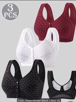Lot de 3 soutiens-gorge fermeture avant taille XL neuf