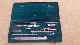 Kern Aarau Zeichenzirkel Set Vintage