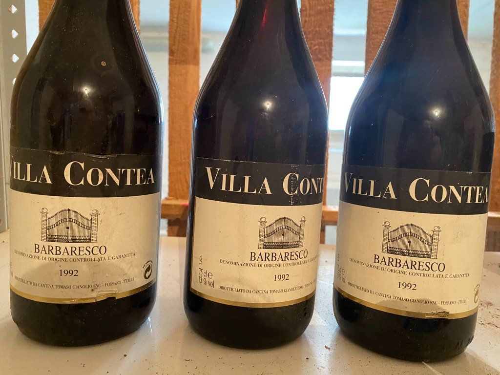 Vino: 1992 Barbaresco/ Villa Contea – Nuovo e nell'imballaggio originale da Schaffhausen venduto da Krabbenburger31